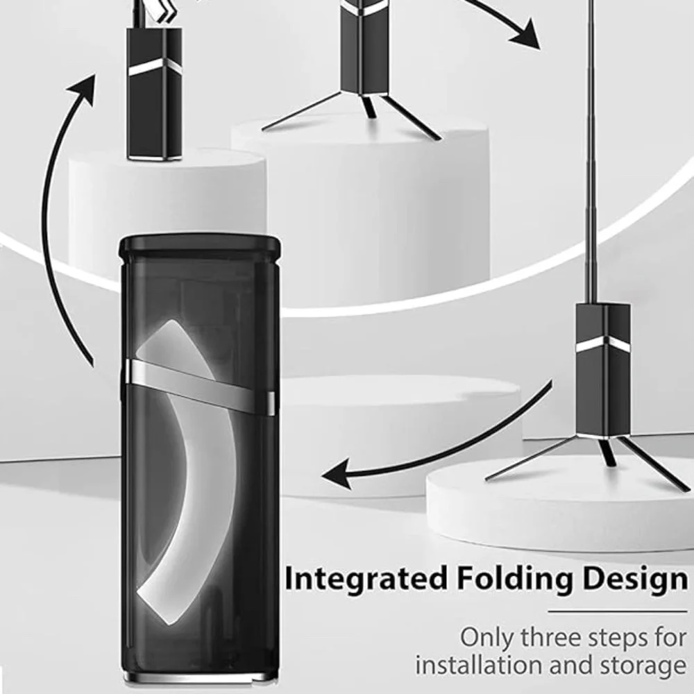 Tycom Ring Light with Tripod Stand and Phone Clip 10.2in/26cm, Selfie Li…